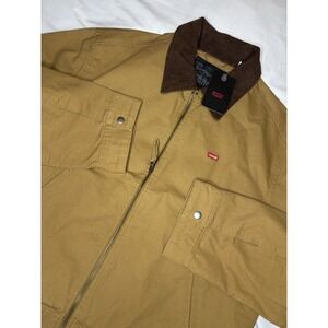Levi's Strauss Men's Corduroy Collar Barn Chore Jacket Medium Brown/Tan NWT $128